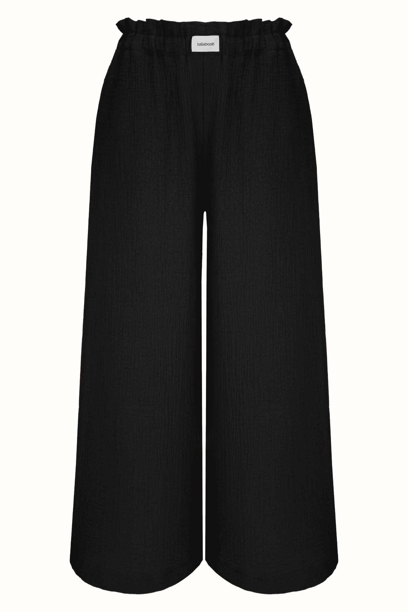 Muslin pants Lila Black - Lullaboob